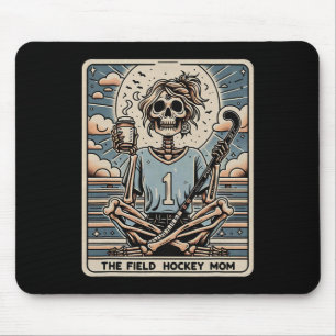 Die Field-Hockey-Mutter-Tarrot-Karte Mousepad