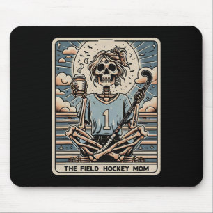 Die Field-Hockey-Mutter-Tarrot-Karte Mousepad