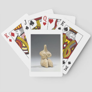 Die Figur der Frau im Halaf-Stil, um 4500 v. Chr.  Spielkarten