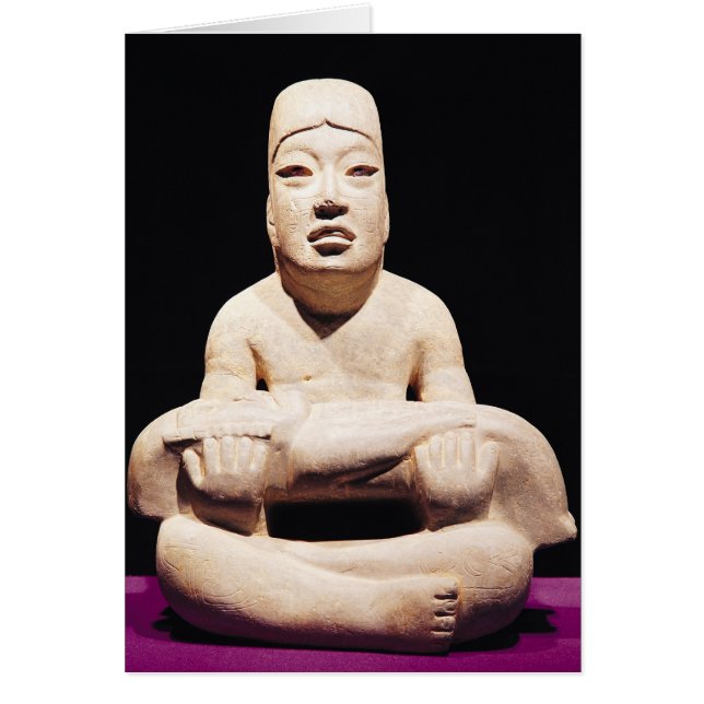 Die Figur mit dem Kind, Olmec (Vorne)