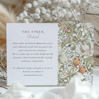 Die Finer Details Card Lilies William Morris