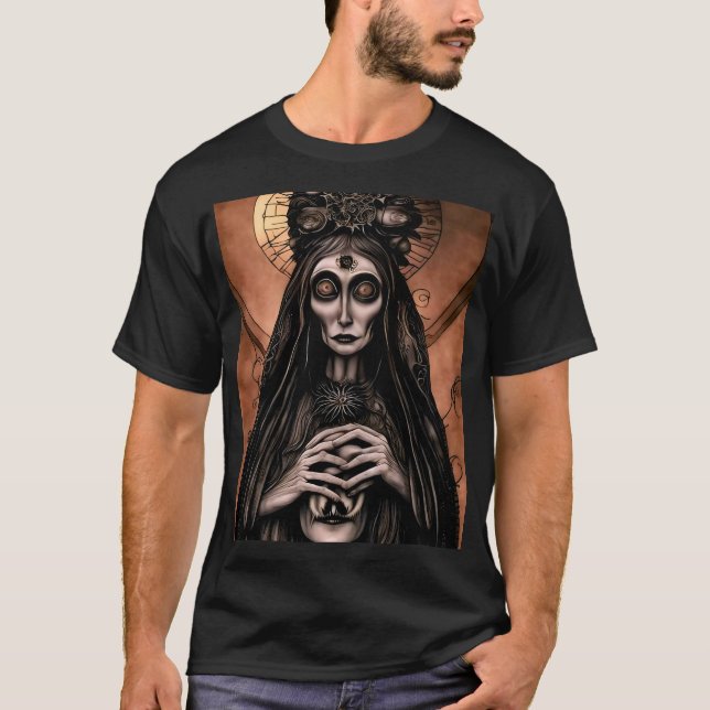 Die Fingers: Tim Burton Inspirierte Print T - Shir T-Shirt (Vorderseite)