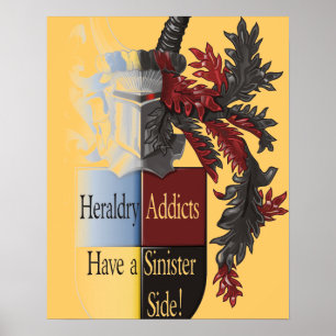 Die finstere Seite von Heraldry Poster
