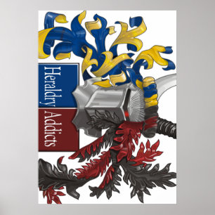 Die finstere Seite von Heraldry Poster