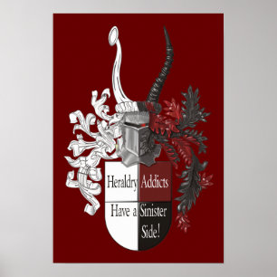 Die finstere Seite von Heraldry Poster