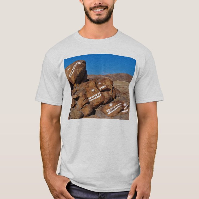 Die Fisch-Felsen T-Shirt (Vorderseite)