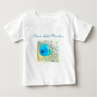 Die Fisch-T - Shirt des Babys "ich Liebe See