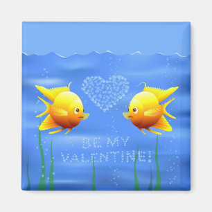 Die Fische des Valentinsgrußes Magnet