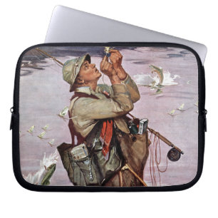 Die Fische springen Laptopschutzhülle