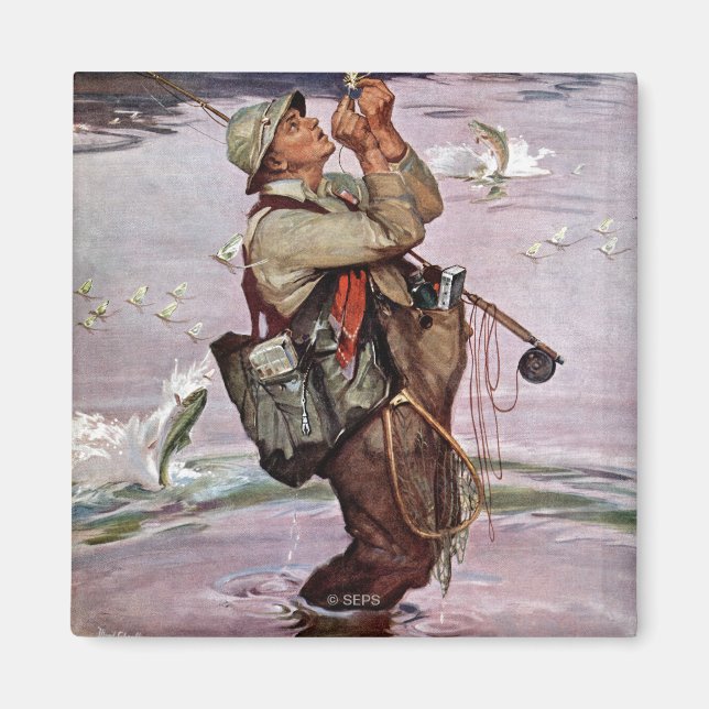 Die Fische springen Magnet (Vorne)