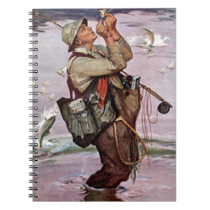 Die Fische springen Notizblock