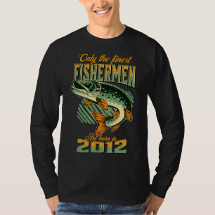 Die Fischerei am 10. Geburtstag ist 2012 Geboren T-Shirt