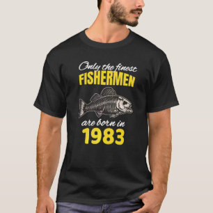 Die Fischerei am 39. Geburtstag ist 1983 Geboren T-Shirt