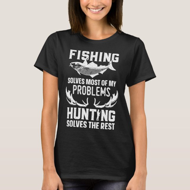 Die Fischerei auf Shirt von Fischen löst den größt (Vorderseite)