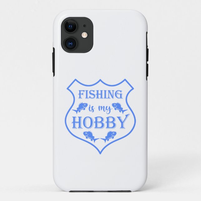 Die Fischerei ist mein Hobby-Schild-Zitat auf Wapp Case-Mate iPhone Hülle (Rückseite)