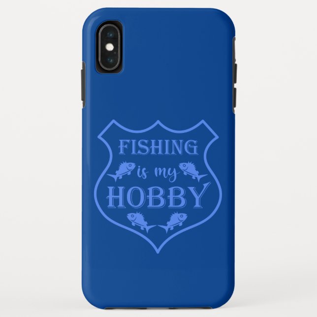 Die Fischerei ist mein Hobby-Schild-Zitat auf Wapp Case-Mate iPhone Hülle (Rückseite)