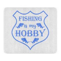 Die Fischerei ist mein Hobby-Schild-Zitat auf Wapp