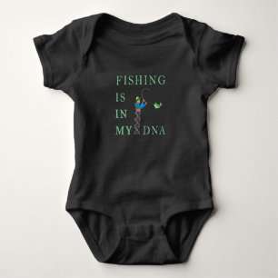 Die Fischerei liegt in meiner DNA Baby Strampler