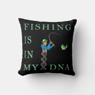 Die Fischerei liegt in meiner DNA Kissen
