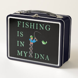 Die Fischerei liegt in meiner DNA Metall Brotdose