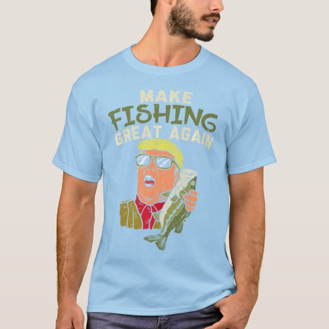 Die Fischerei wieder großartig machen Trump Fische T-Shirt (Vorderseite)