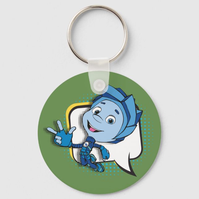 Die Fixies | Fixie Comic - Joyful Nolik Schlüsselanhänger (Vorderseite)