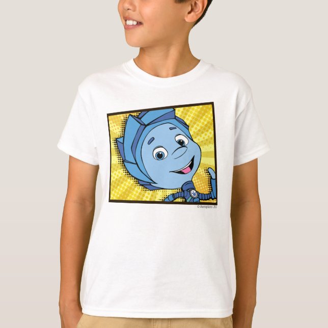 Die Fixies | Fixie Comicen - Nolik Porträt T-Shirt (Vorderseite)