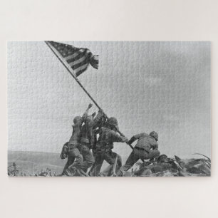 Die Flagge auf Iwo Jima hissen Puzzle