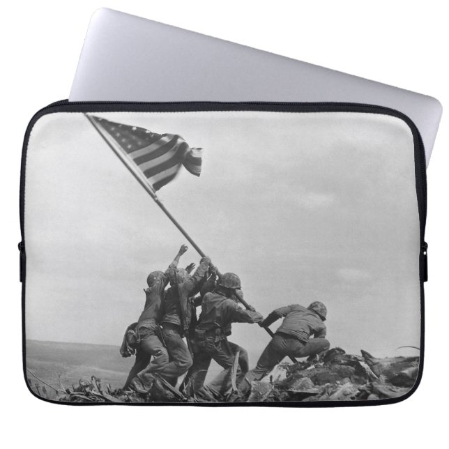 Die Flagge auf Iwo Jima Laptopschutzhülle (Vorderseite)