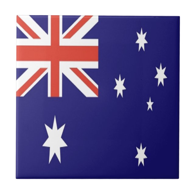 Die Flagge Australiens Fliese (Vorderseite)