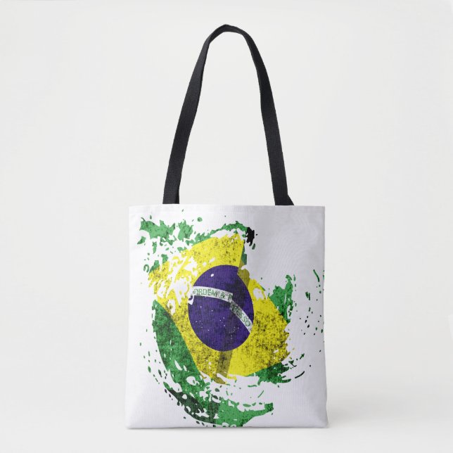 die Flagge Brasiliens (Vorderseite)