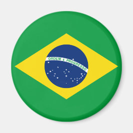 Die Flagge Brasiliens Magnet
