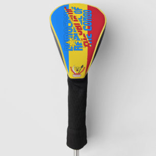 Die Flagge der Demokratischen Republik Kongo Golf Headcover