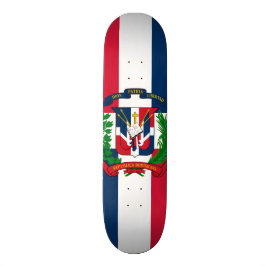 Die Flagge der Dominikanischen Republik Skateboard