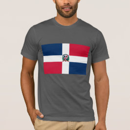 Die Flagge der Dominikanischen Republik T-Shirt