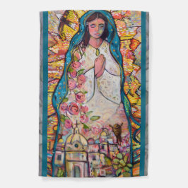 Die Flagge der Frau von Guadalupe