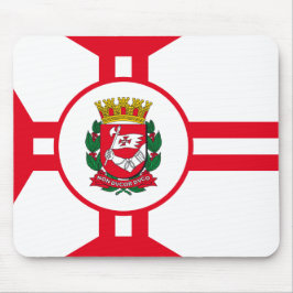 Die Flagge der Stadt São Paulo Mousepad