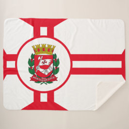 Die Flagge der Stadt São Paulo Sherpadecke