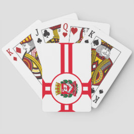 Die Flagge der Stadt São Paulo Spielkarten
