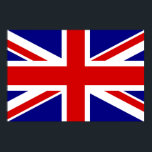 Die Flagge der Union Poster<br><div class="desc">The Union Jack Flag of the UK - United Kingdom, which is in Britain. The Union Jack flag symbollizes the unity between England, Scotland and Ireland. The colors of the union jack flag are red, blue, white. This design is also available on many other products for you to choose from....</div>