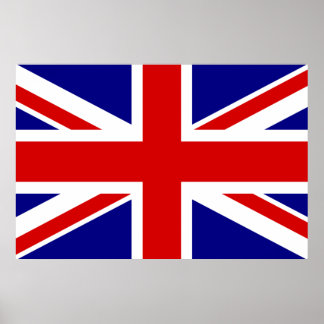 Die Flagge der Union Poster