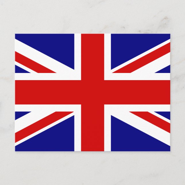 Die Flagge der Union Postkarte (Vorderseite)