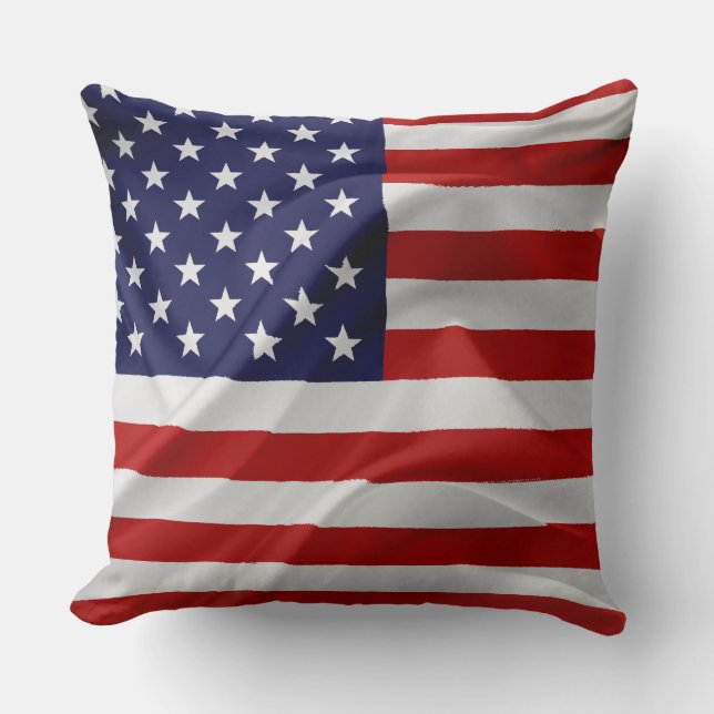 Die Flagge der USA Kissen (Vorderseite)