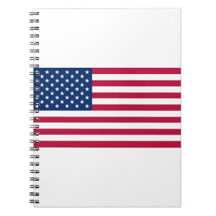 Die Flagge der USA Notizblock