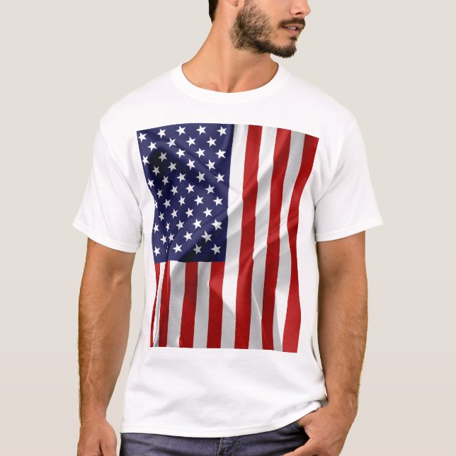 Die Flagge der USA T-Shirt (Vorderseite)