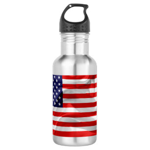Die Flagge der USA Trinkflasche