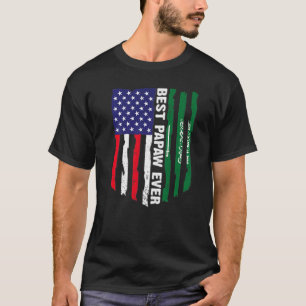 Die Flagge der USA und Saudi-Arabien Beste Flagge T-Shirt