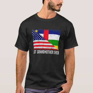 Die Flagge der USA Zentralafrikanische Republik Be T-Shirt