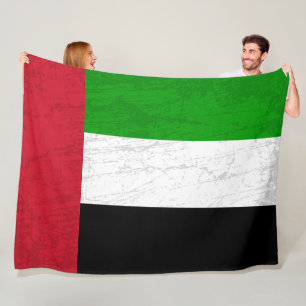 Die Flagge der Vereinigten Arabischen Emirate - ei Fleecedecke