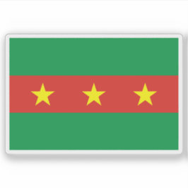 Die Flagge des neuen Volkes, Ghana Aufkleber